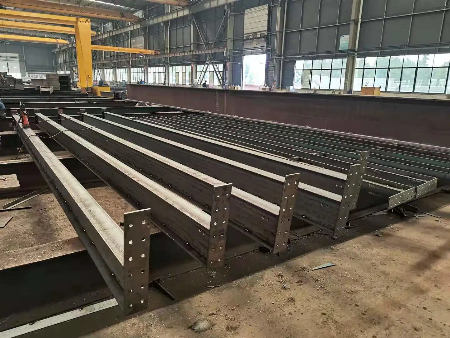 Galvanizado y pintura de prefabricados de estructura de acero para construcción