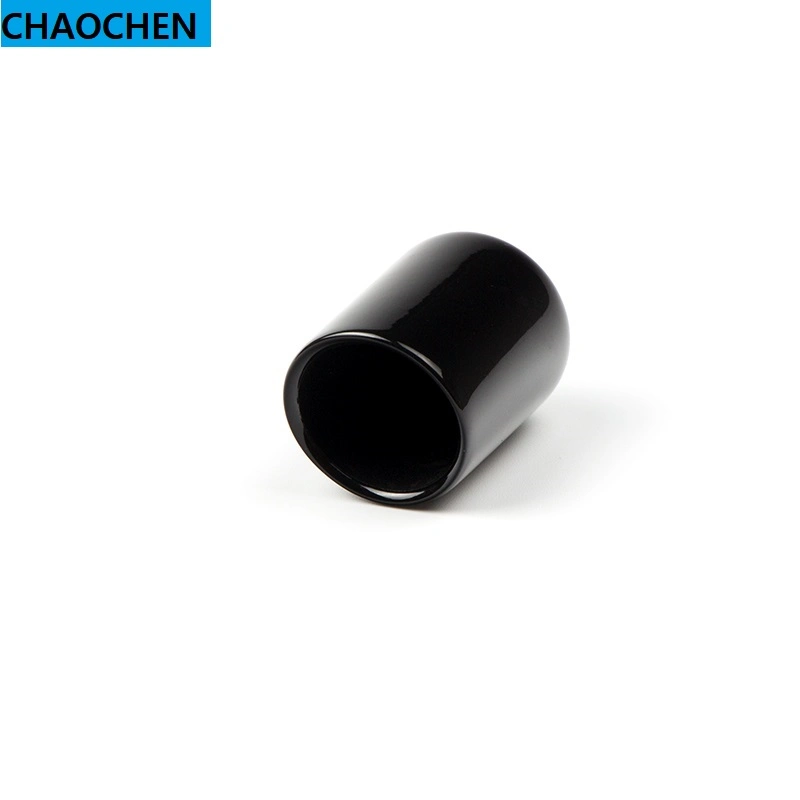 1-1/2 Inch Black Rubber End Cap Cover for Pipe Tubing 38mm Chair Stainless Steel Rod End Plastic Vinyl Proctive Cap