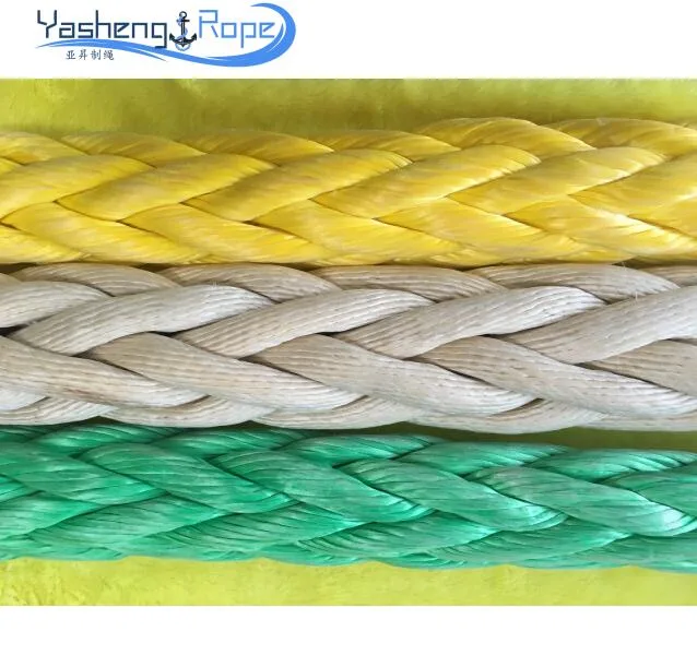 8 Stränge HMPE Mooring Rope 8/12starnd Geflechte mit Polyester-Cover