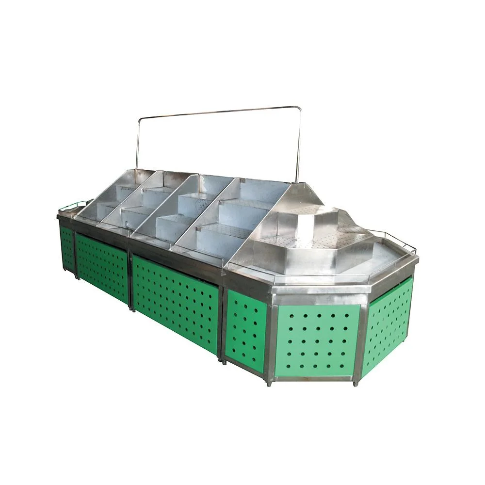 Fashionable Acrylic Fruit Vegetable Display Rack for Supermarket