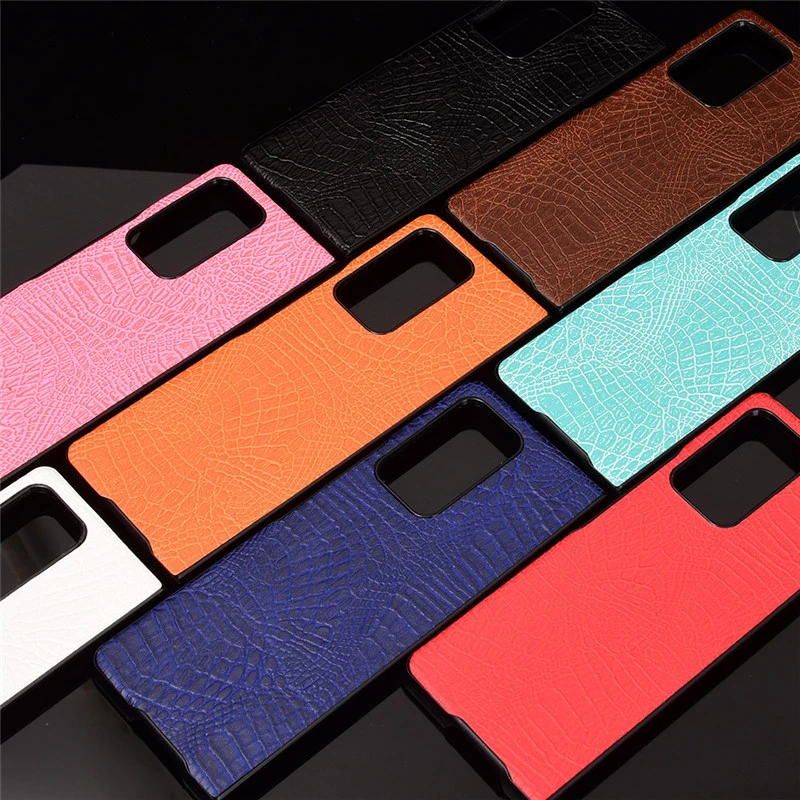 Crocodile Leather Flip Case for Samsung Galaxy Z Fold 2 5g