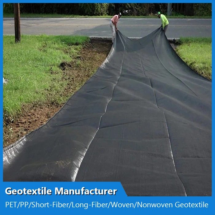 Fabricante de tela tejida Geotextile PP polipropileno Pet 100% tejido sin tejer Geotextiles Factory