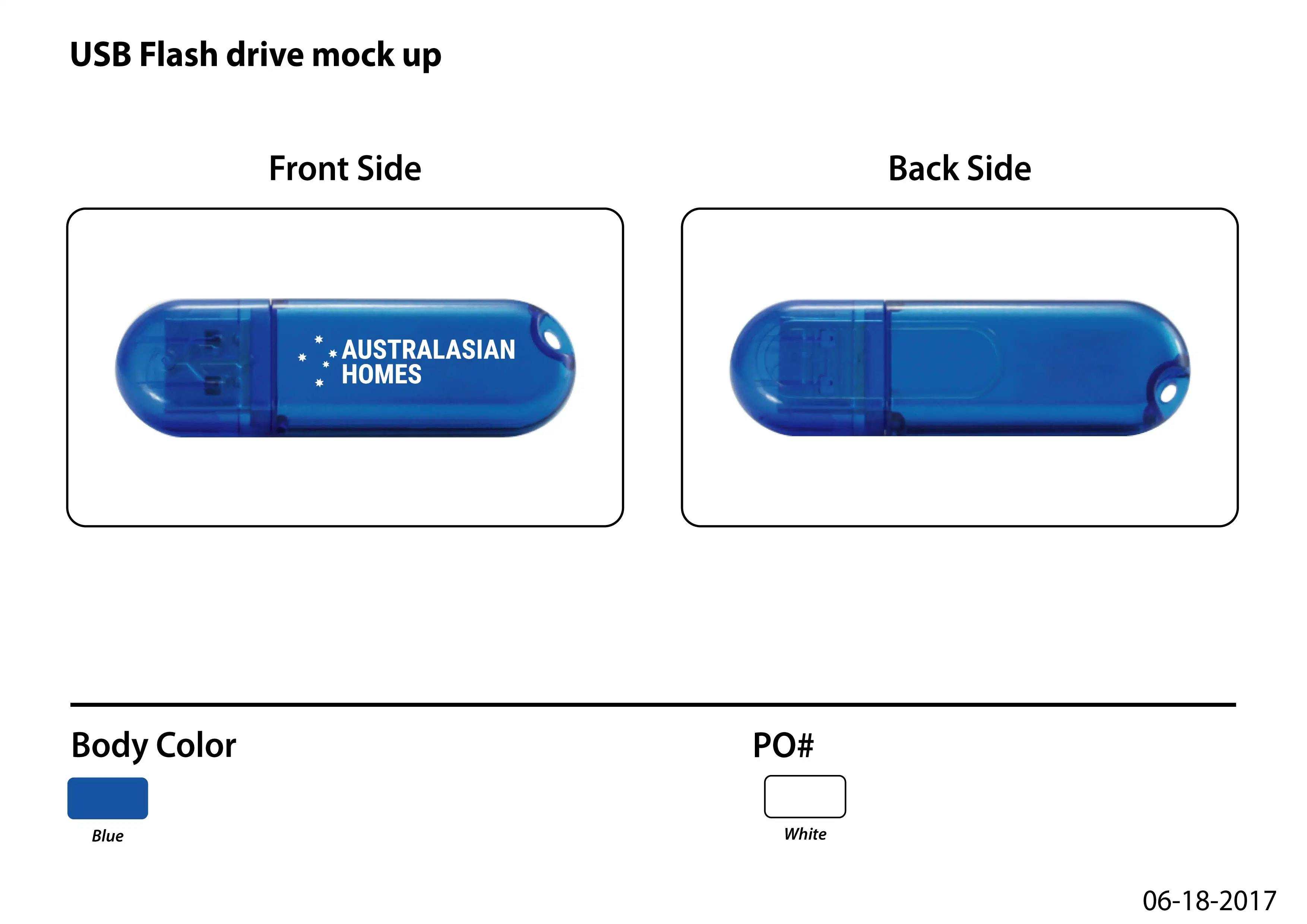 Plástico promocionais de Alta Velocidade da Unidade Flash USB personalizados U011/Sy008