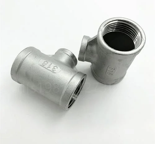 304 Stainless Steel Threaded Tee - 3000lb Forged High Pressure Tee Internal Wire Joint Pipe Fittings Wholesale/Supplier