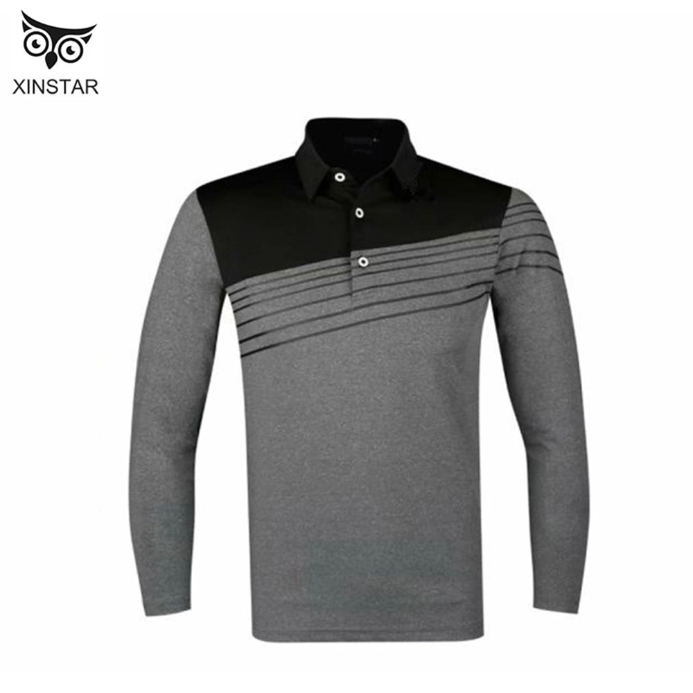Golf Clothing Outdoor Leisure Sports Long-Sleeved T-Shirt Men's Top Casual Polo Shirt