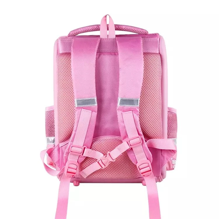 BSCI ISO Lvmh Factory Pink Children Book Kids Backpack Girl School Bags