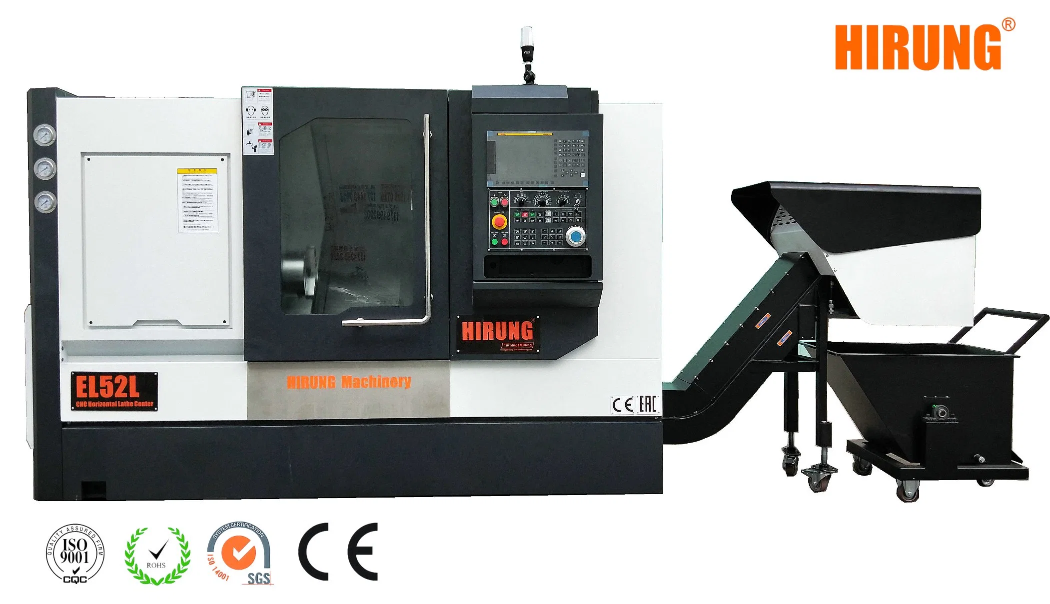CNC Horizontal Lathe Machine, High Rigidity High Stability CNC Turning Machine (EL52L)