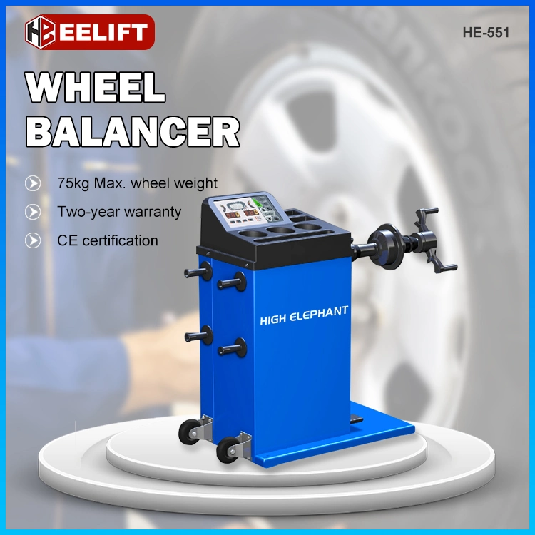 Balancer de rueda de giro de mano adecuado para Servicio Móvil/Balancer de rueda/Equipo de garaje/automóvil Equipo de mantenimiento/reparación automática
