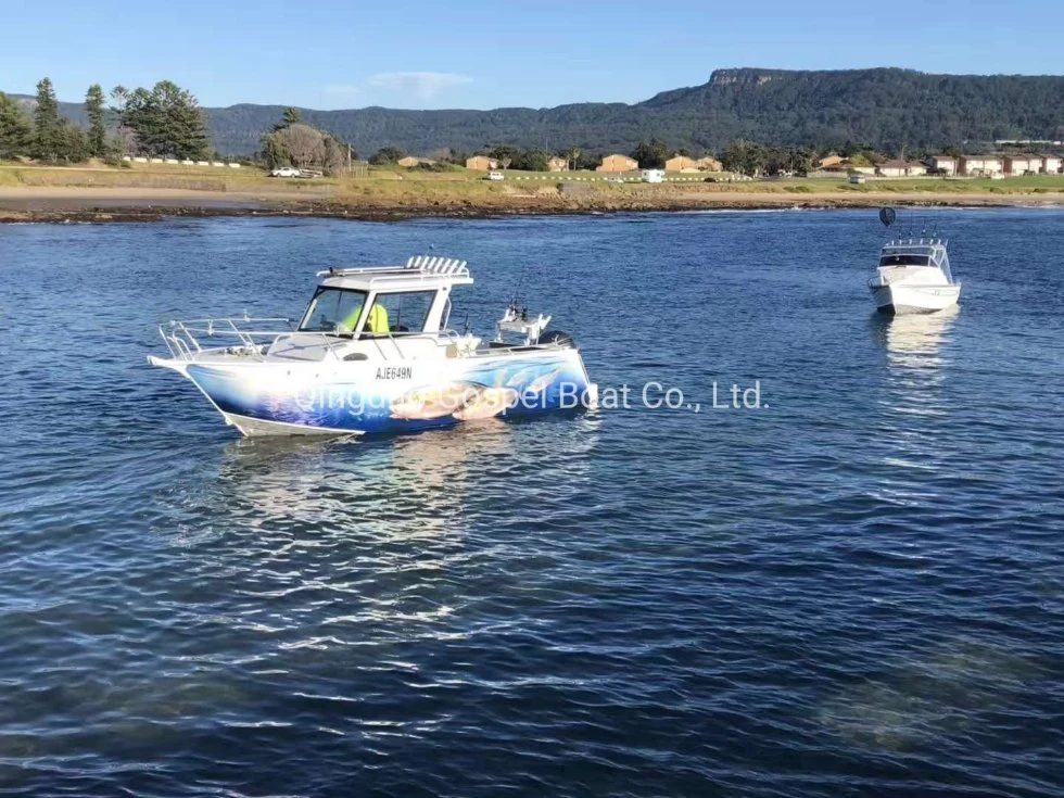 25ft Outboat la mitad de aluminio y de estilo Cabaña 8 personas de yates de lujo