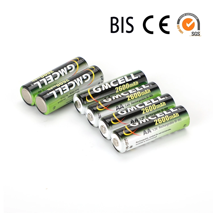 ISO Professional Factory with Low Price 1, 2 V AA AAA NiMH Battery