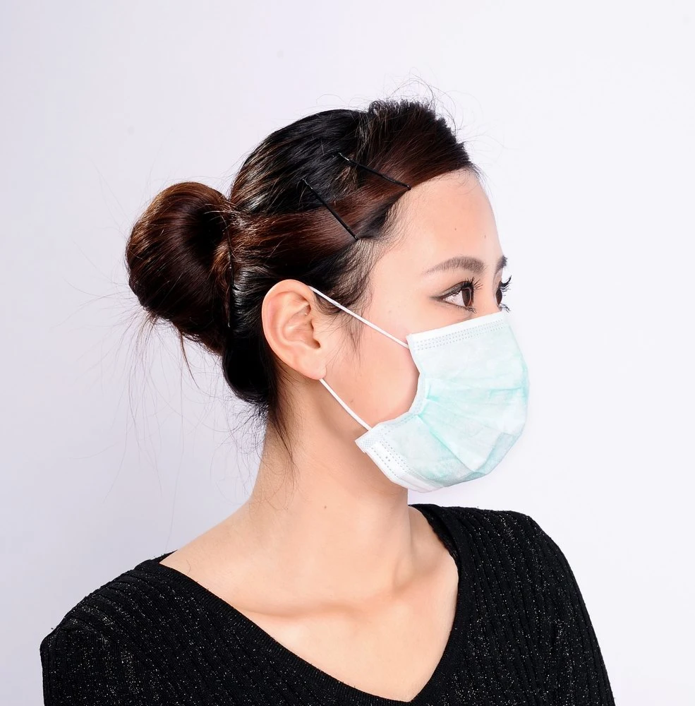 Utilizar 3 Capas desechables Mascarilla Earloop bacterias filtros