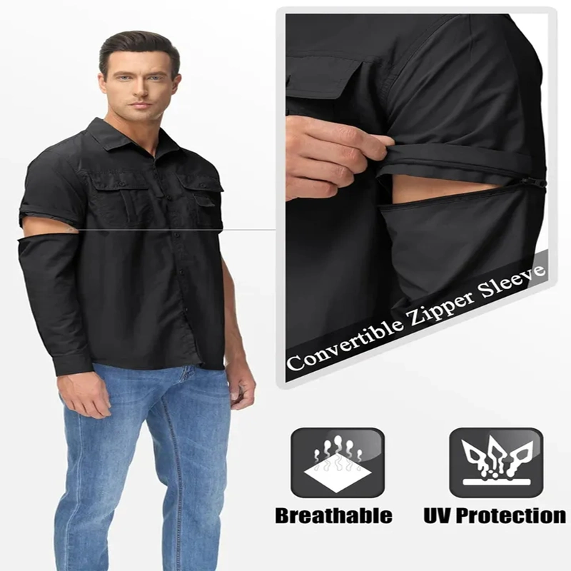 Одежда мужская груза рубашки съемные гильзы, настраивать охотничьего промысла футболки на заказ