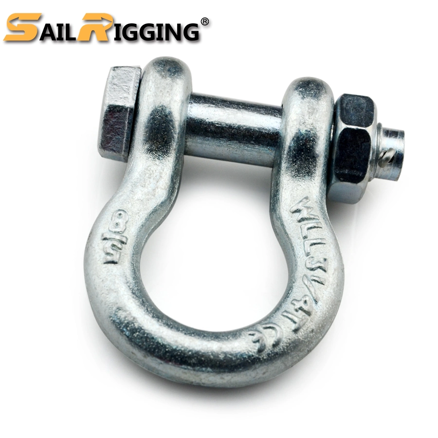 G2130 Rigging Shackle Supplier Us Type Bolt Anchor Shackles