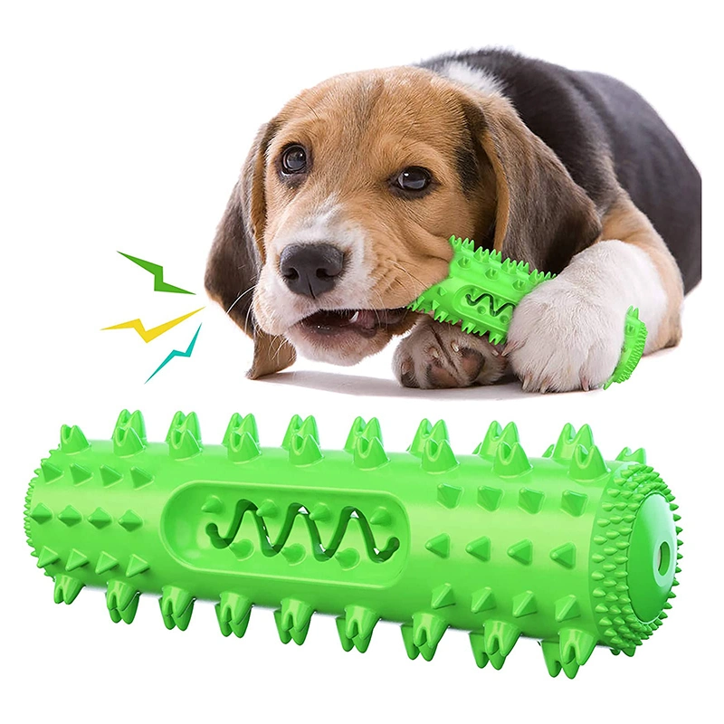 High quality/High cost performance Bite Resistant Ball Pet Toys Bone Shape Solid Bouncy Ball Dog Toy