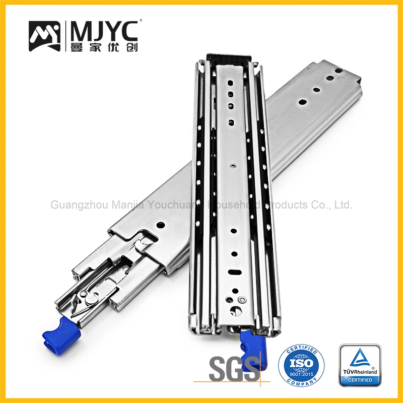 Heavy Duty 227kg Verriegelung Schublade Zuggleiter Gleitschienen Industrial Läufer Möbel Tisch Hardware Zubehör 1600mm