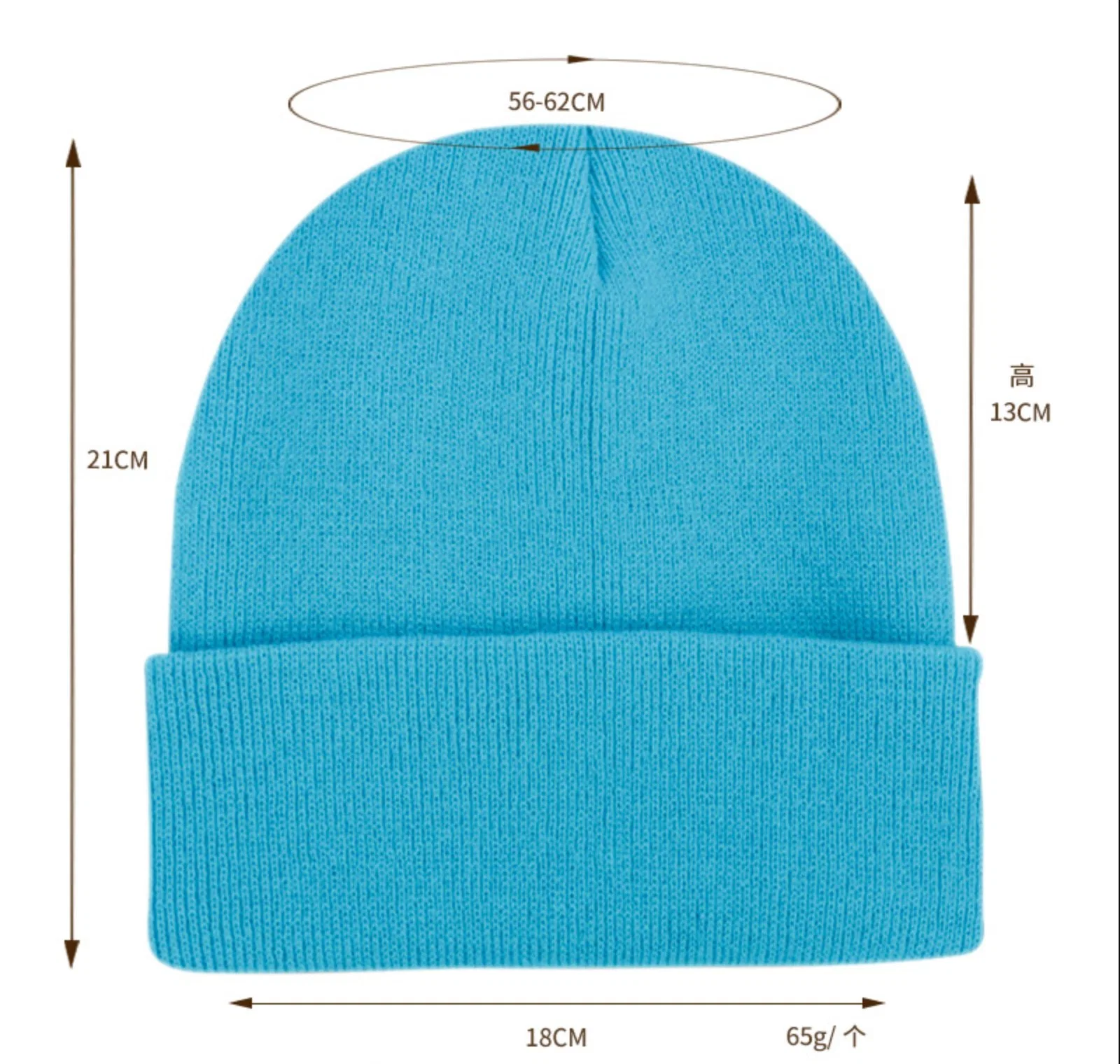 Winter Plain Dyed Custom Beanie New Cotton Soft Winter Hats Knitted Beanie Cap