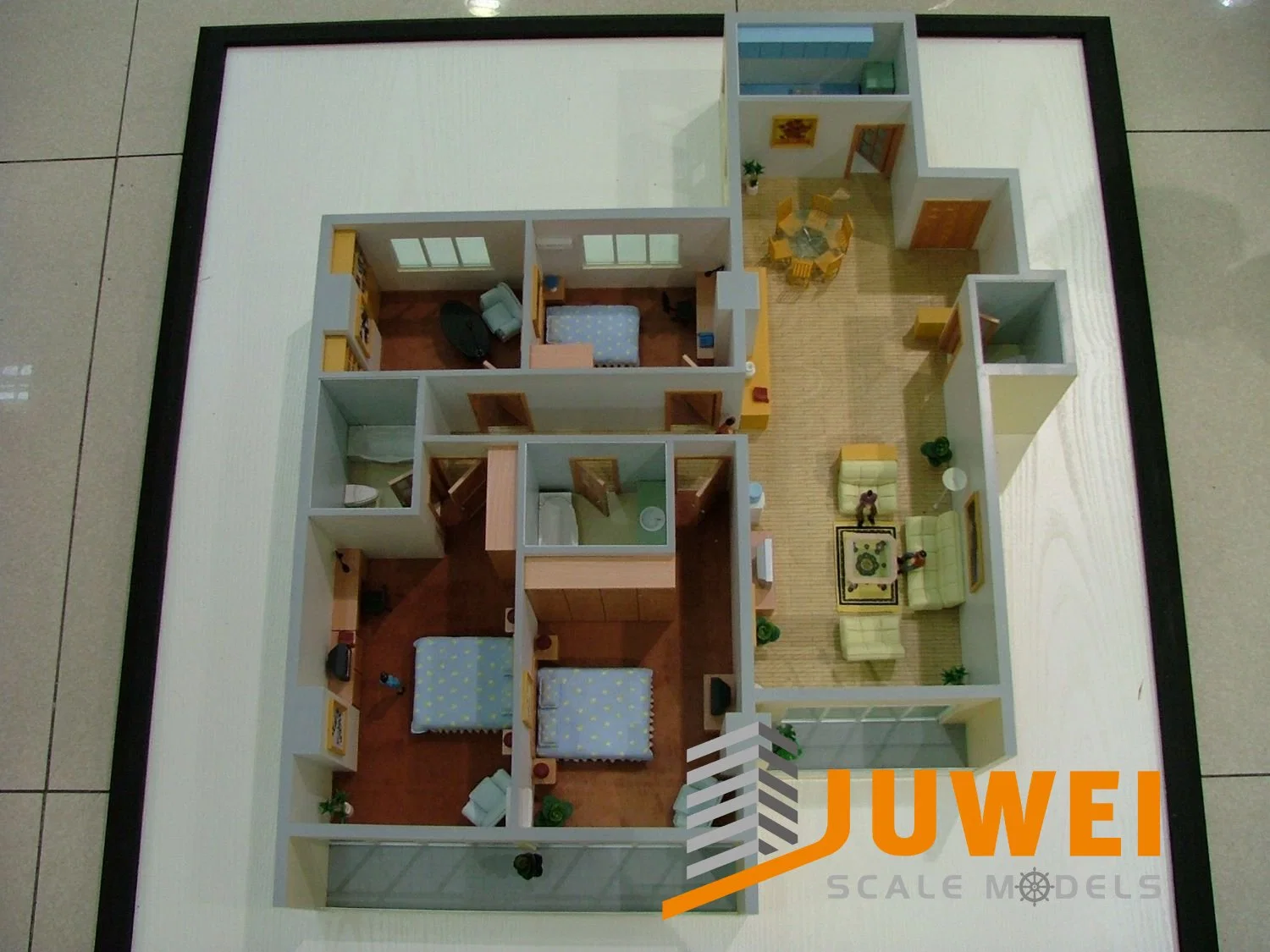 Architectural Layout Model Making of House Building (JW-59)