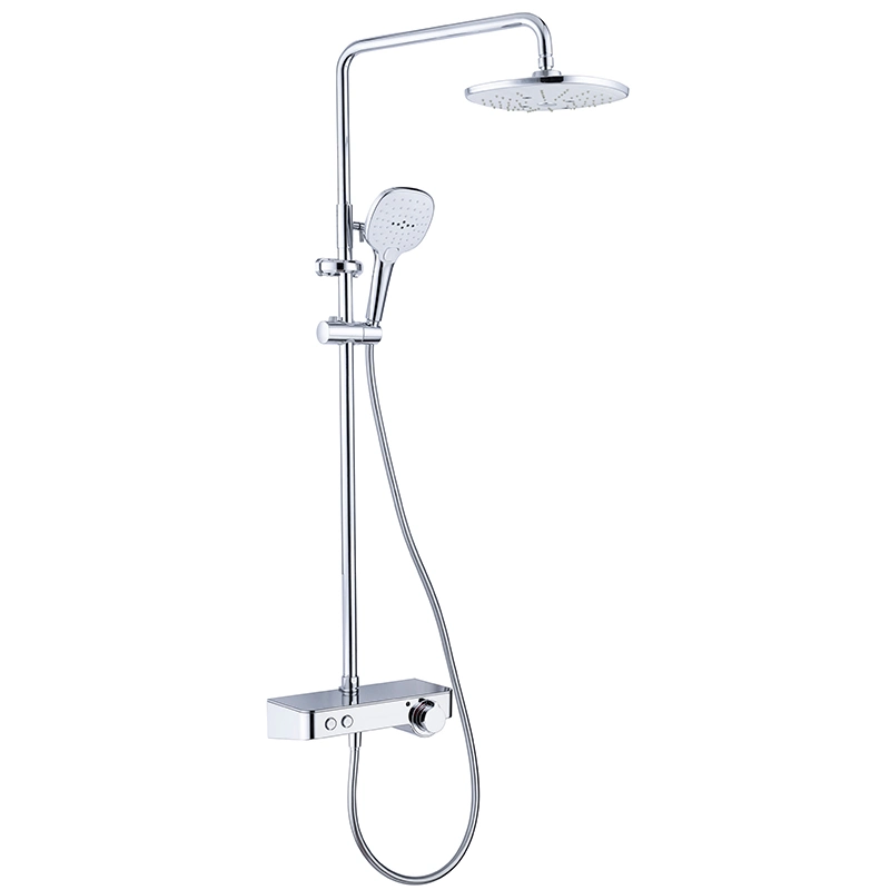 Современном стиле Eouru душ с ванной комнатой термостата коснитесь электродвигателя смешения воздушных потоков
