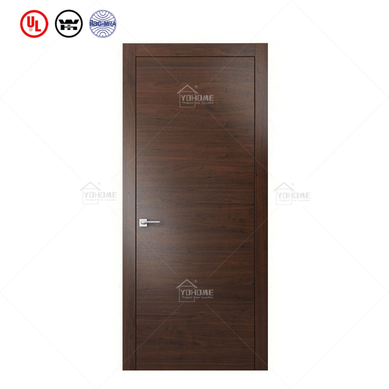 China Top Manufacturer Custom Fireproof Hotel Door Fire Proof Wooden Door Fire Rated 36X84 Inch Interior Door Flush Fire Rated Door Canada