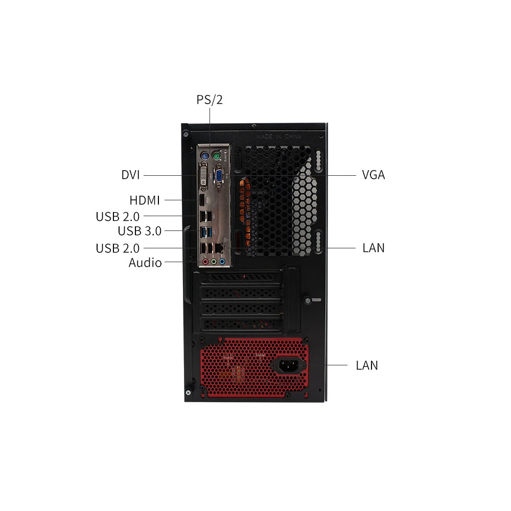 Настольный компьютер C005 с памятью DDR2 1 ГБ