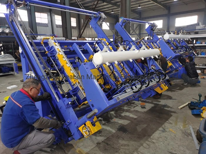 El chino bloque automático de palets de madera clavado de palets de madera la línea de producción de la línea de producción