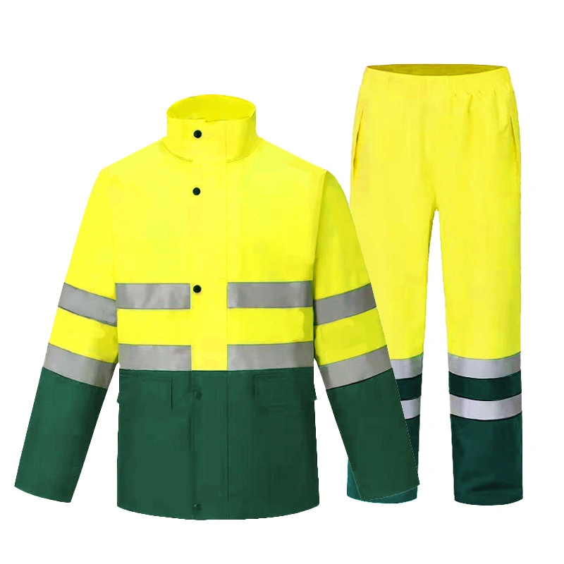 Vêtements de sécurité haute visibilité utilisation de protection industrielle Pantalon de travail réfléchissant Tenues de travail monobloc ignifuges