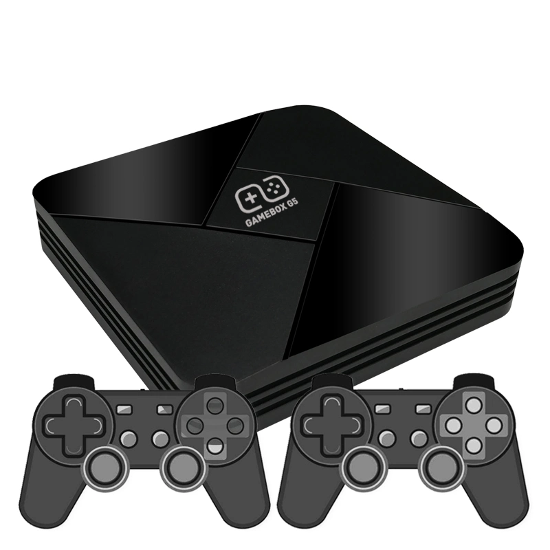 TV Game Box G5 S905L WiFi 4K Android TV and Linux Super Console G5 Game Box HD Mini PC 128GB Build in 12000 Games