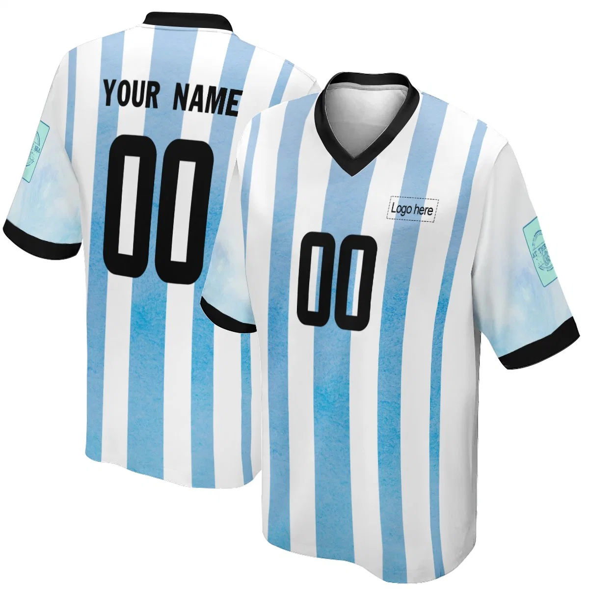 Fabrik Professional Custom Football Trikot 2022 Argentinien Retro Fußball Trikots