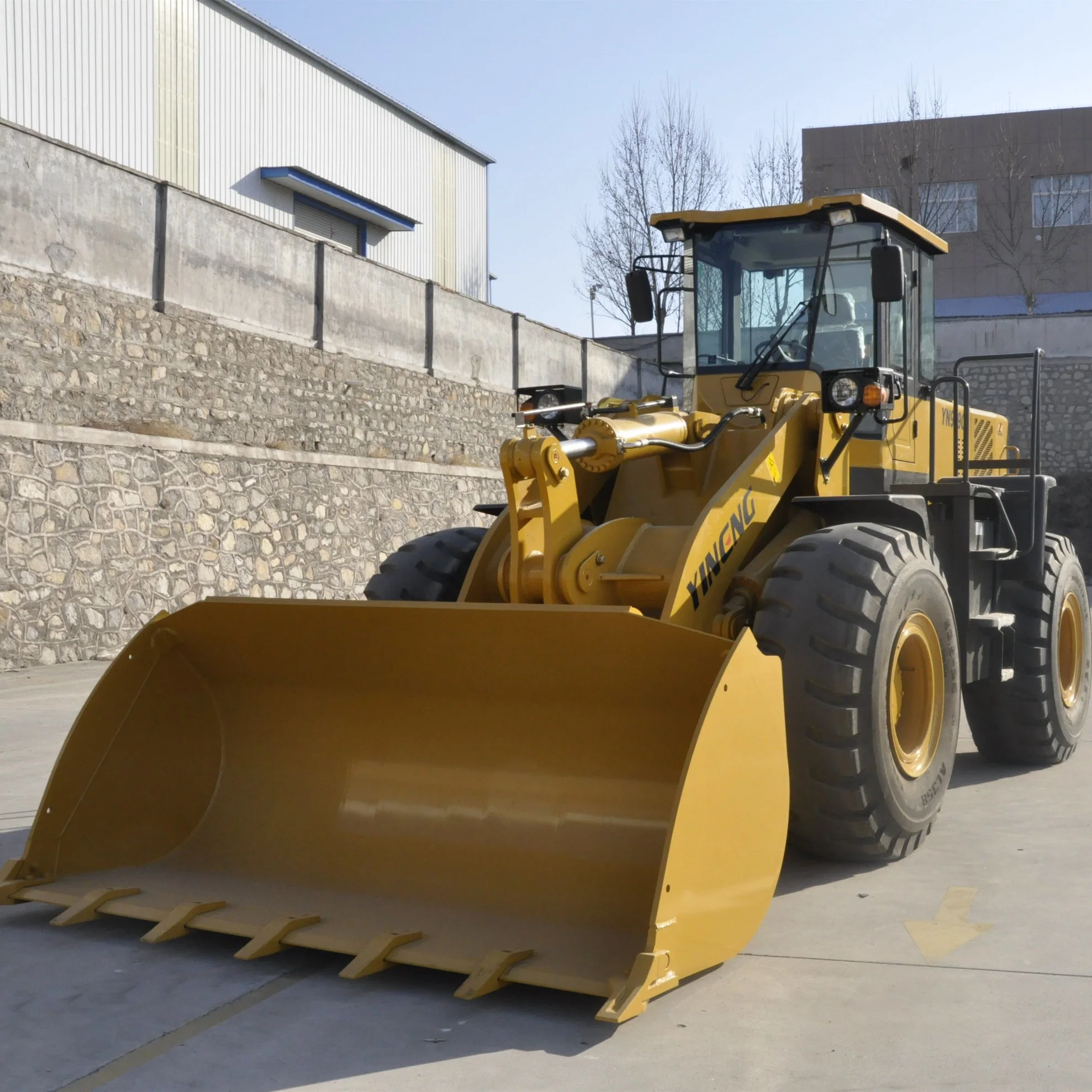 Daiyue Feicheng Shandong SD Yineng Yn958g Front End Loader 4WD Wheel Loader