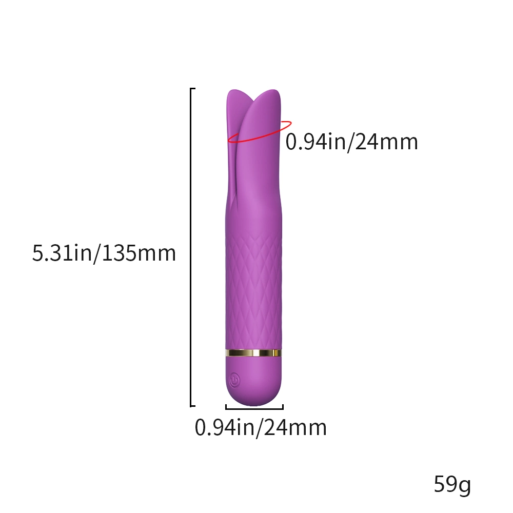 Silicone 10 Speeds G Spot Sex Toy Mini Bullet Vibrator for Women