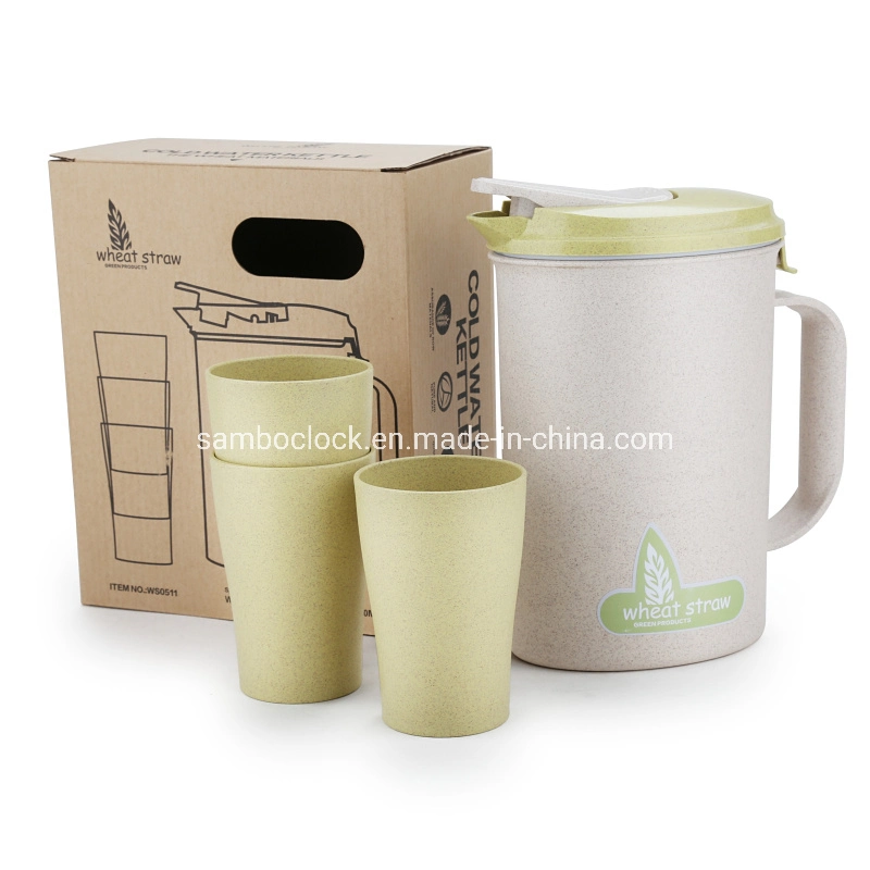 Good Quality Durable Plastic Water Jug with Lid for Hotel
