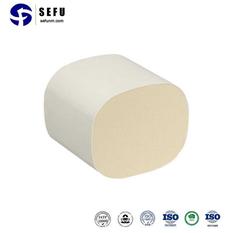 Sefu Ceramic Catalyst Substrate Automotive Three-Way Catalytic Converter Ceramic Filter Element White Carrier