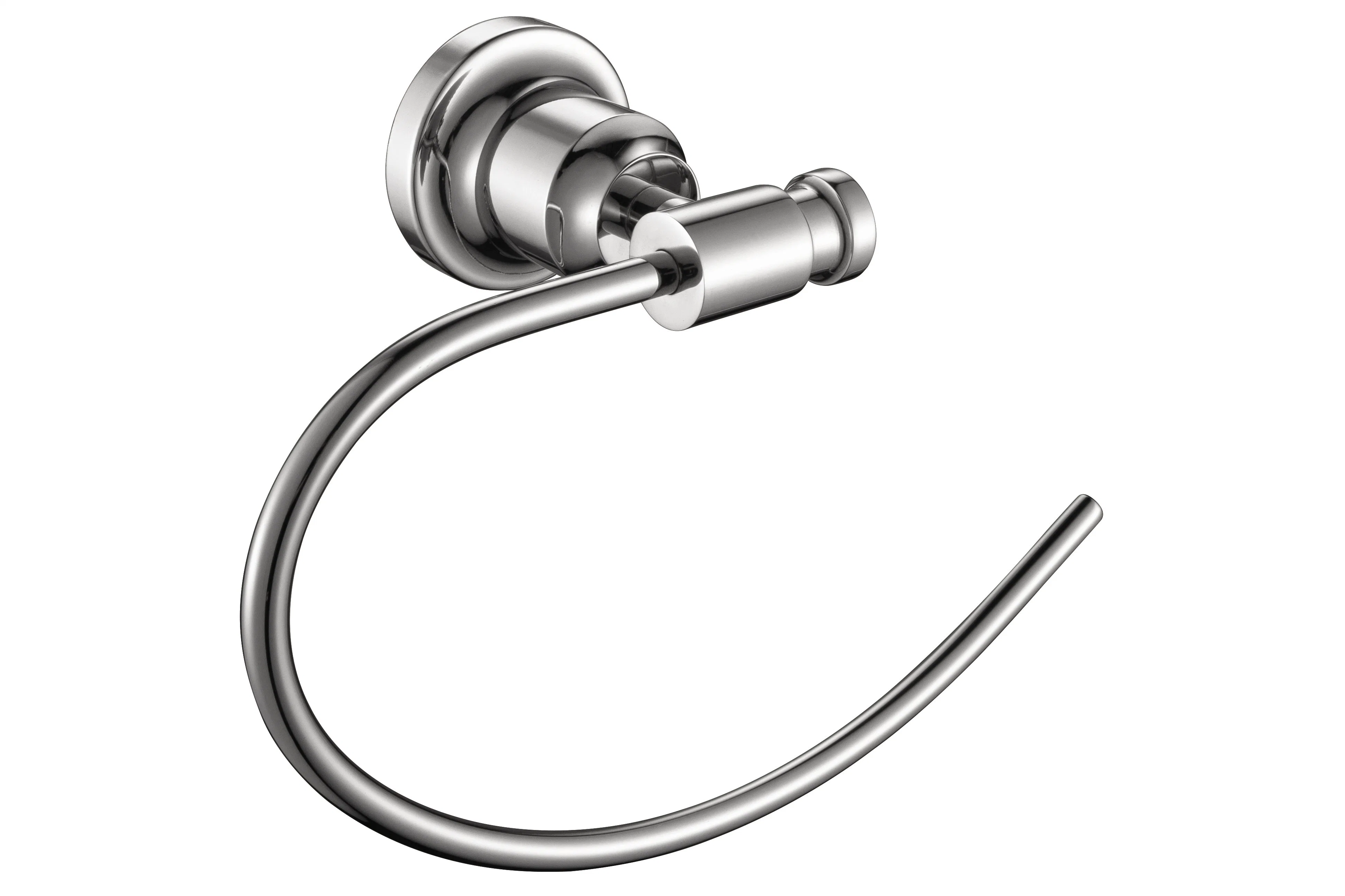 Bathroom Accessories Stainless Steel 304 Circle Shaped Towel Holder, Wall Mounted Bathroom Towel Ring Polished