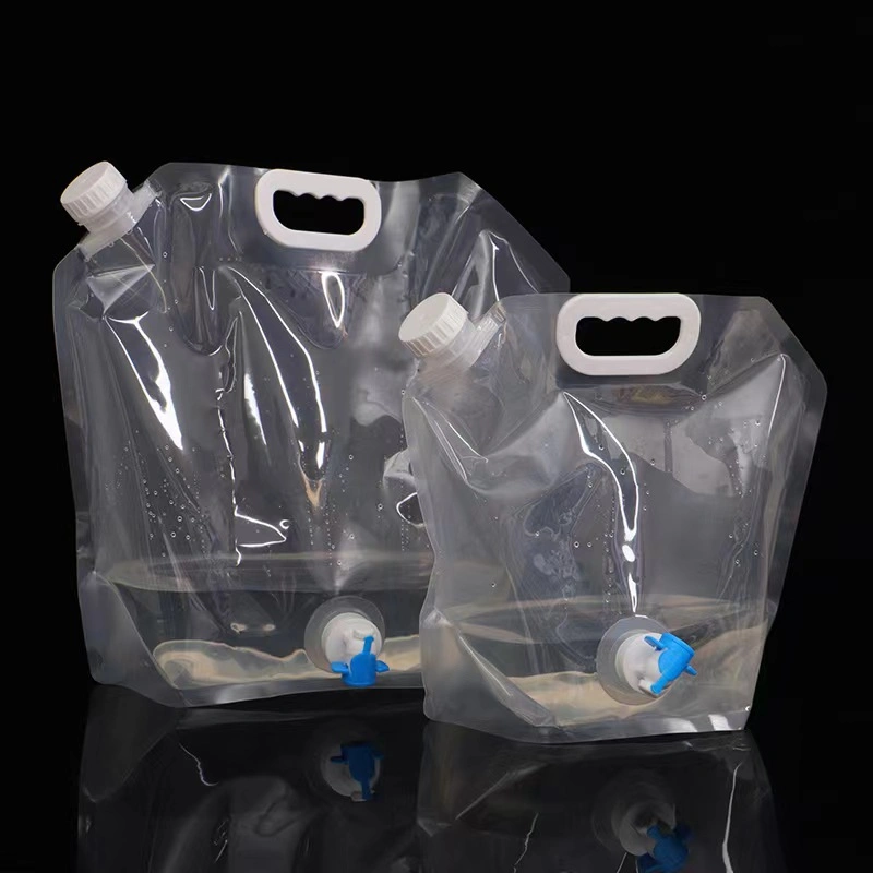 Custom Size Portable Collapsible Water Container Foldable Plastic Water Bag