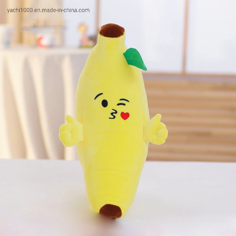 Promotional Gift Plush Fruits Emoji Banana Toy