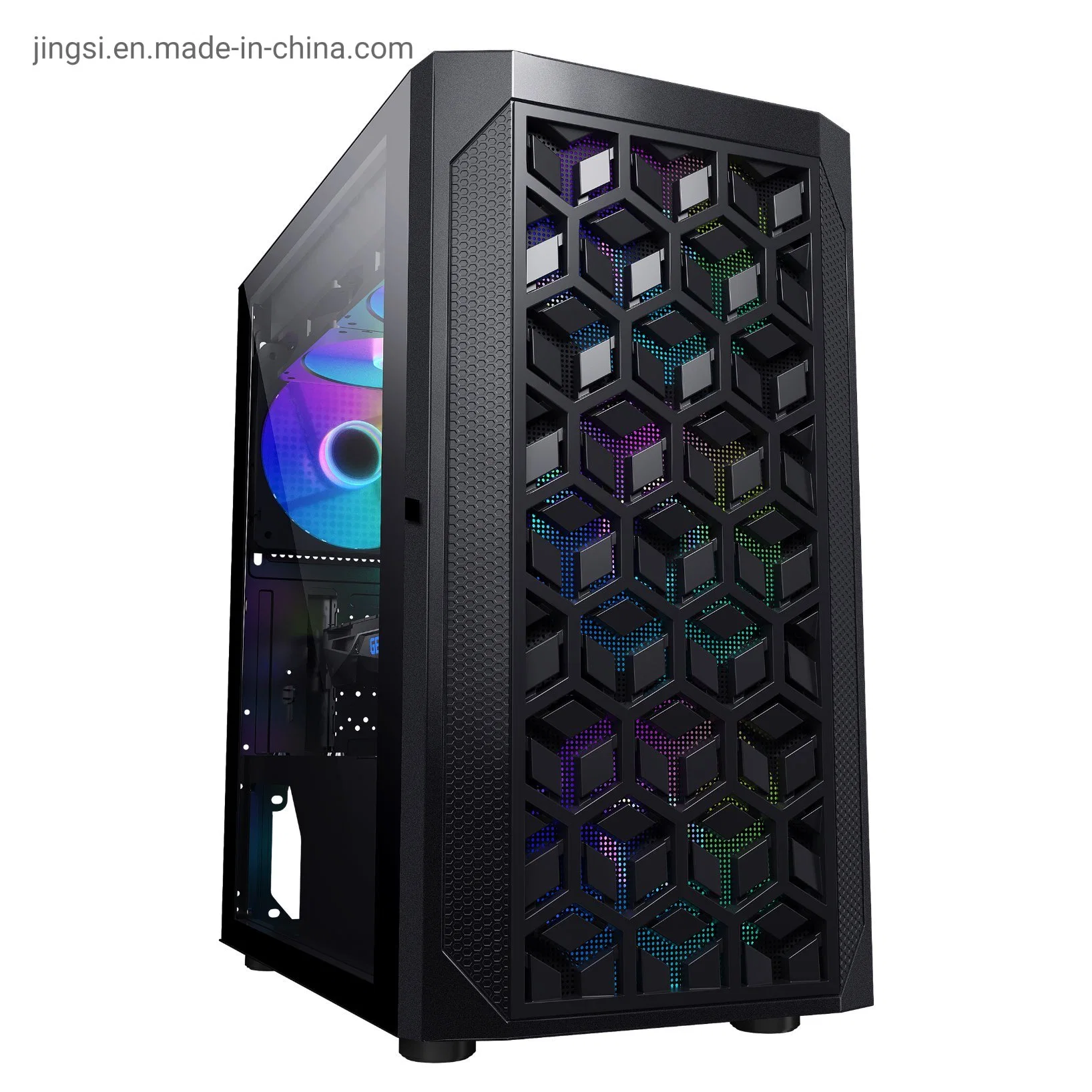 Micro Gaming PC Case Mesh Front Panel USB 3.0 Port M-ATX Gaming Compuer Case