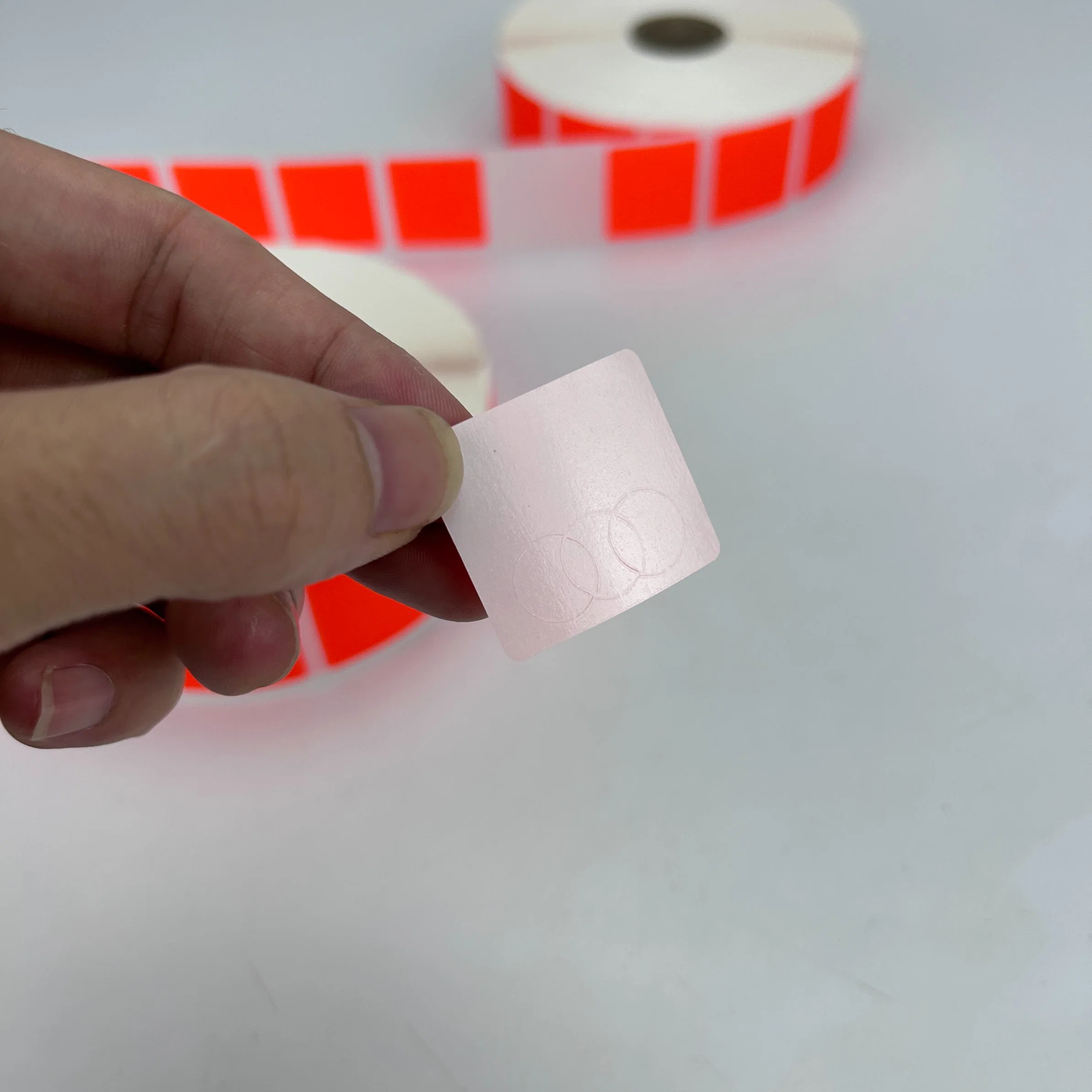 Sicherheit Hersteller Custom Color Coding Aufkleber Etiketten Anti-Fälschung Etikett
