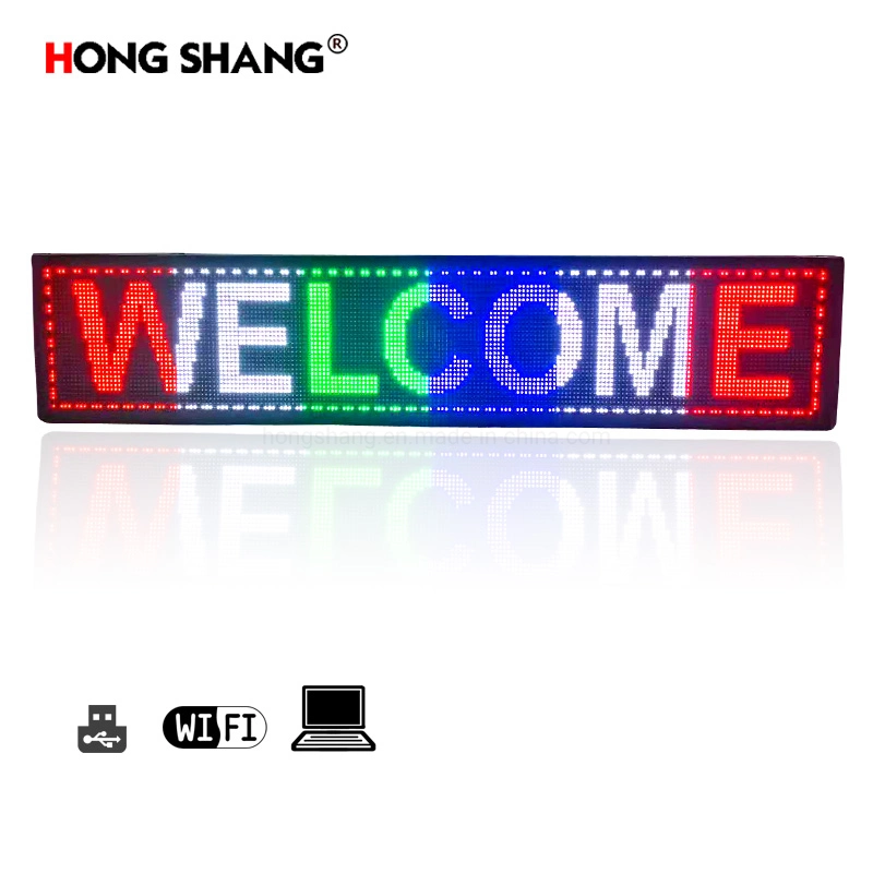 P10 Half Outdoor Mixed Color LED Display Multi-Function Information Signboard