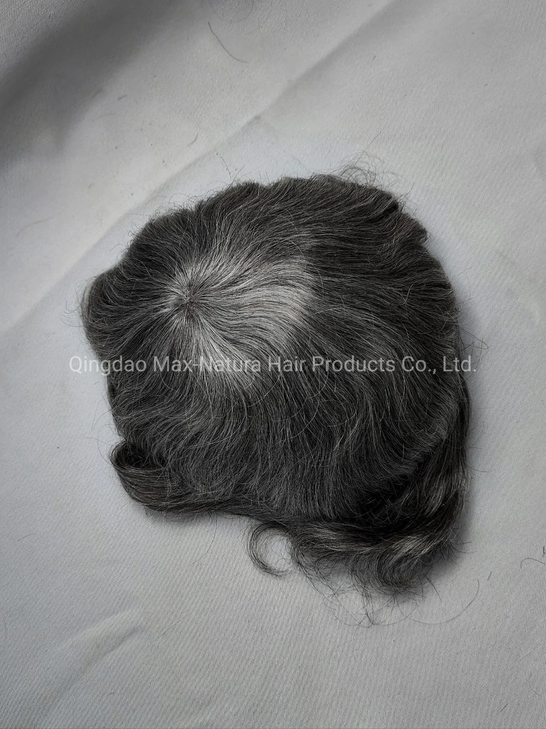 Most Durable Welded Mono Base Custom-Made Hair System with Swis-Lace-Front and Remy-Human-Hair