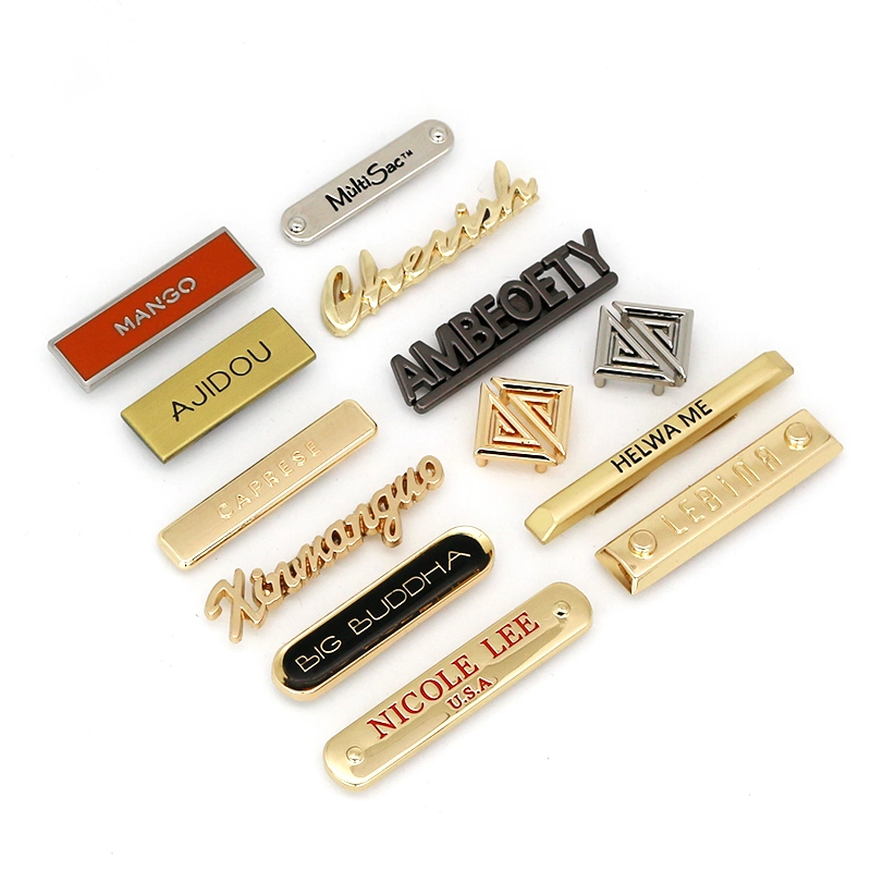 Promotion Club Logo Name Label as Gift Fashion Clothing Accessories Metal Tag