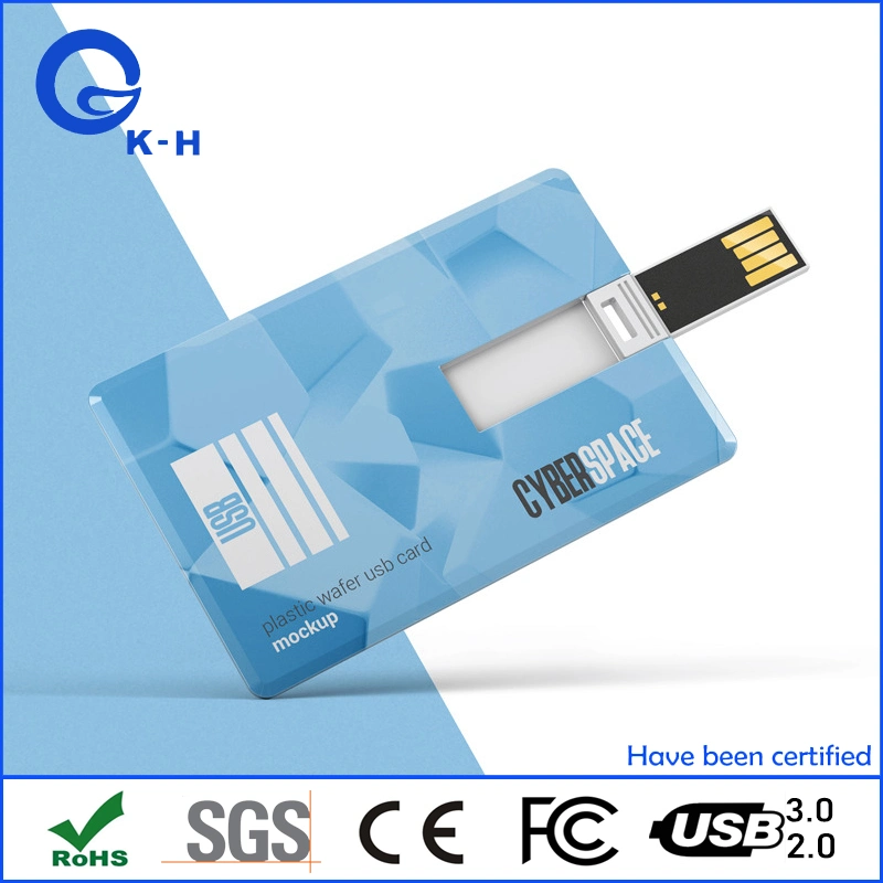 Carte de crédit classique Flash Memory USB 2.0 3.0 16 Go pour cadeau.