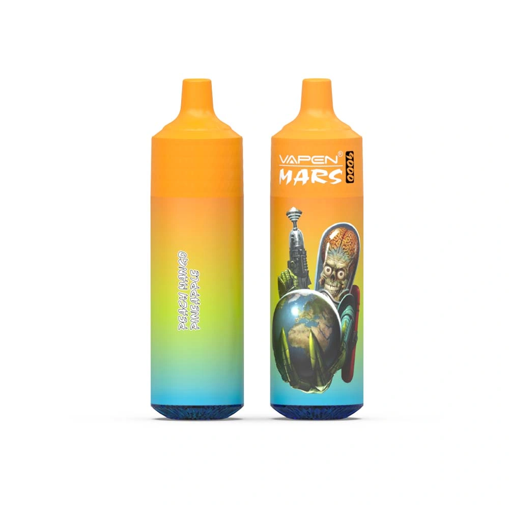 Mars 9000 Original bouffées Vapen Vape jetables 9K de bouffée de lumière RVB 18ml d'air Vapes 600mAh batterie rechargeable Mesh la bobine E-cigarettes