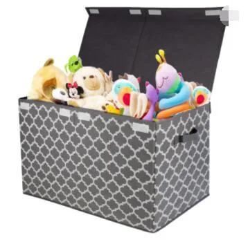 Foldable Kids Cloth Fabric Storage Bins Collapsible Large Toy Storage Box Bins