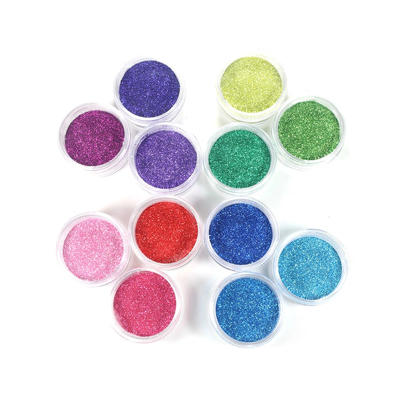 Les clous Art Polyester glitter ongle laser de niveau cosmétique