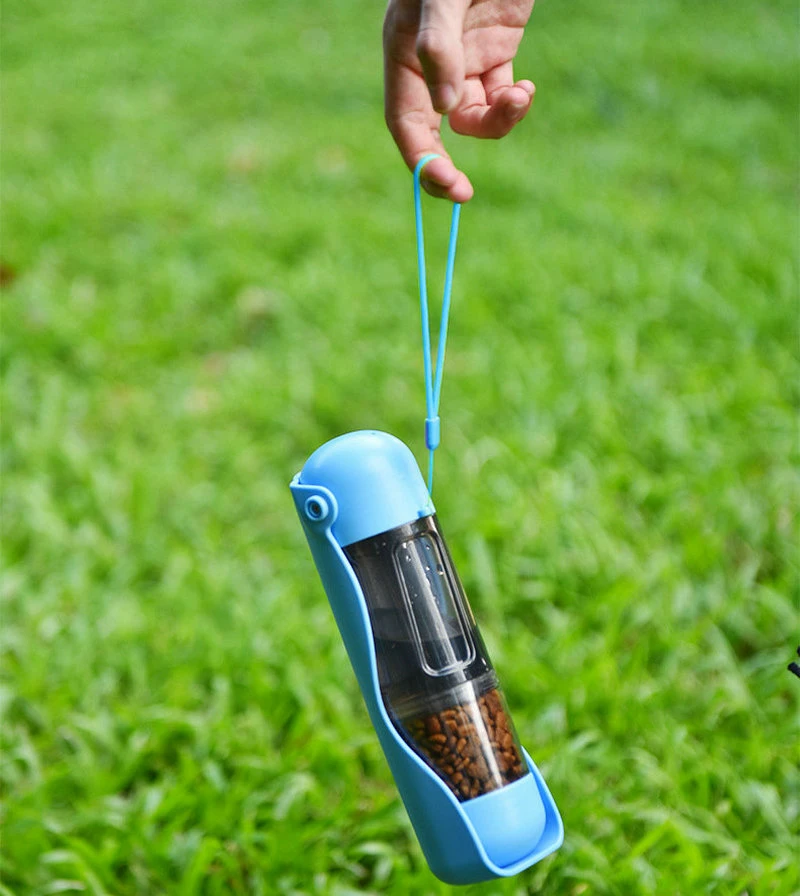 Garrafa de água para animais de estimação garrafa de comida para cão portátil para animais de estimação passeio ao ar livre, dispensador de água para cachorros Wbb19313