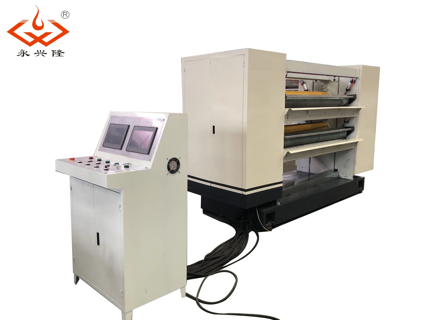 Double Layer Cut-off Machine Computer Servo Drive Cutting Machine