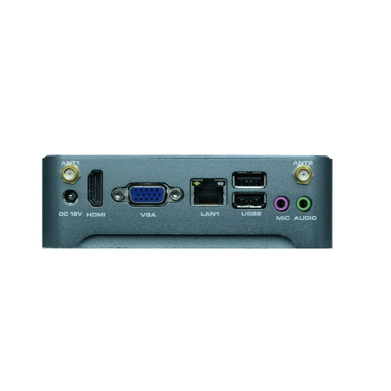 Intel N2805 Multi-Display 6 USB Desktop lüfterlos DC 12V Mini PC-Computer