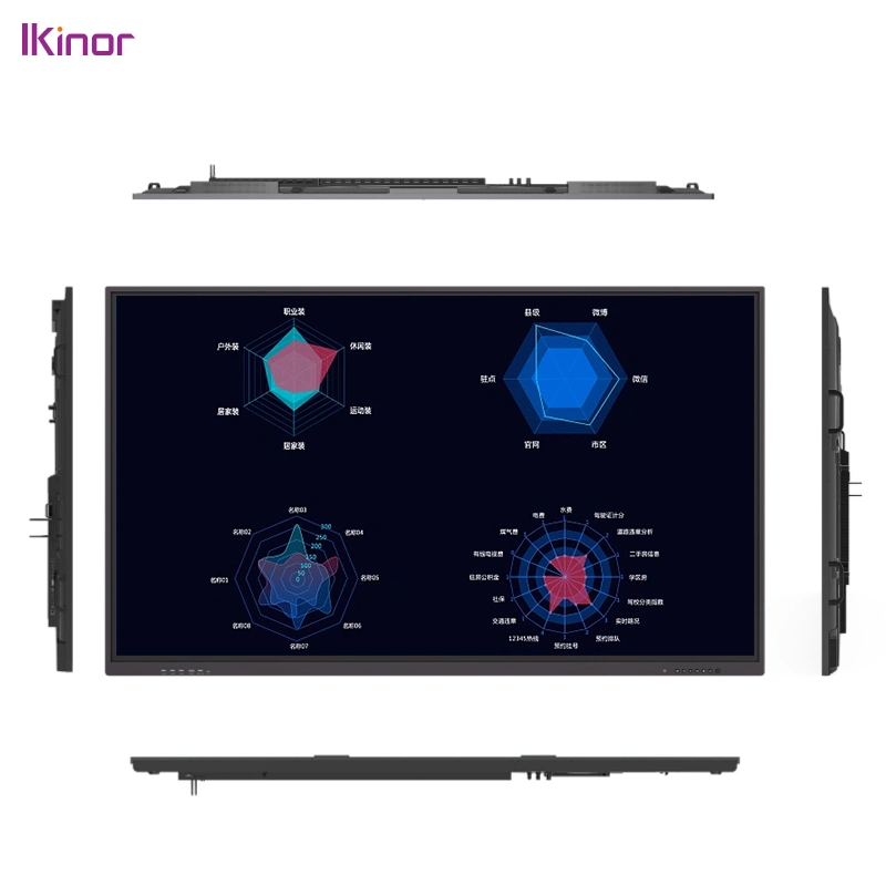 75inch All in One Smart Teaching Board Interactive Flat Panel for Conference Presentation