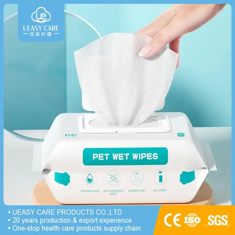 Wet Wipe Pure Water for Travel Restaurant Hotel Custom Logo Nonwoven Wipe Tissue