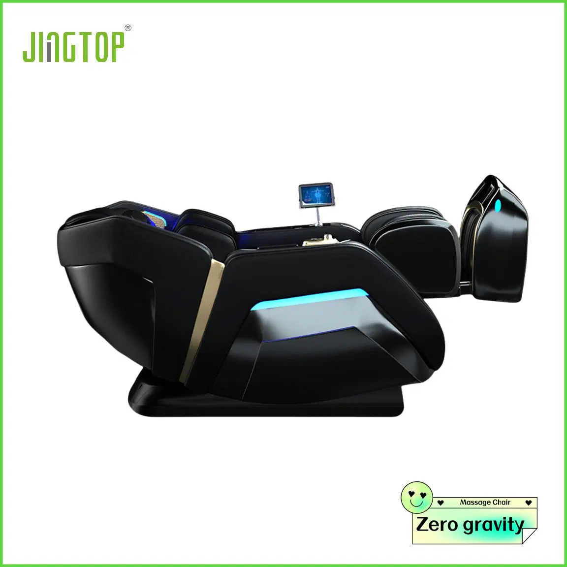 Jingtop Factory Direct 3D 4D Cheap Price Foot Roller Heating Therapy Home Furniture Massage Chair